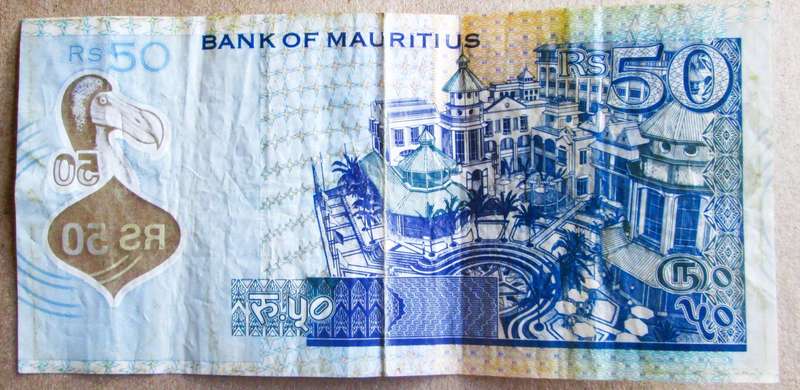 2013 Mauritius 50 Rupees Nr JD323594