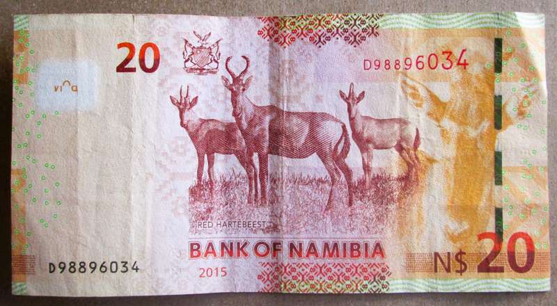 2015 Namibia 20 Dollars Nr D98895034