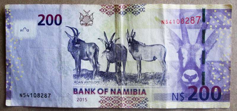 2015 Namibia 200 Dollars Nr N54108287