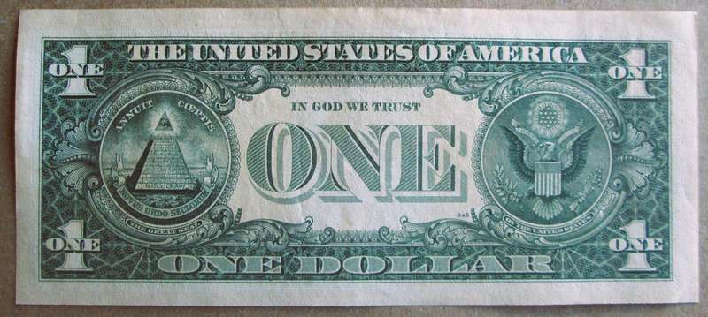 1991 United States of America 1 Dollar Nr C81695865C with Stamp