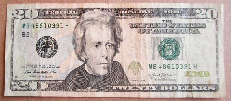 2013 United States of America 20 Dollars Nr MB 48610391 H