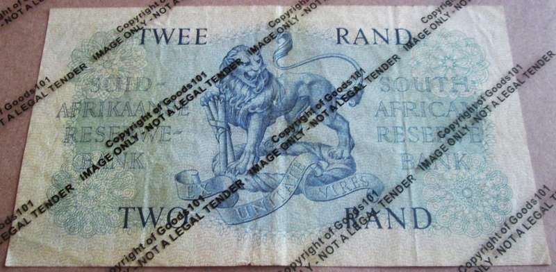 Two Rand Republic of South Africa Serial Nr B137 497171