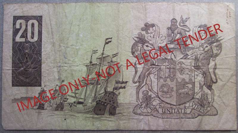 Twenty Rand South Africa Serial Nr AS8977777D
