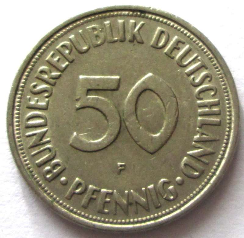 1966 Germany 50 Pfennigs