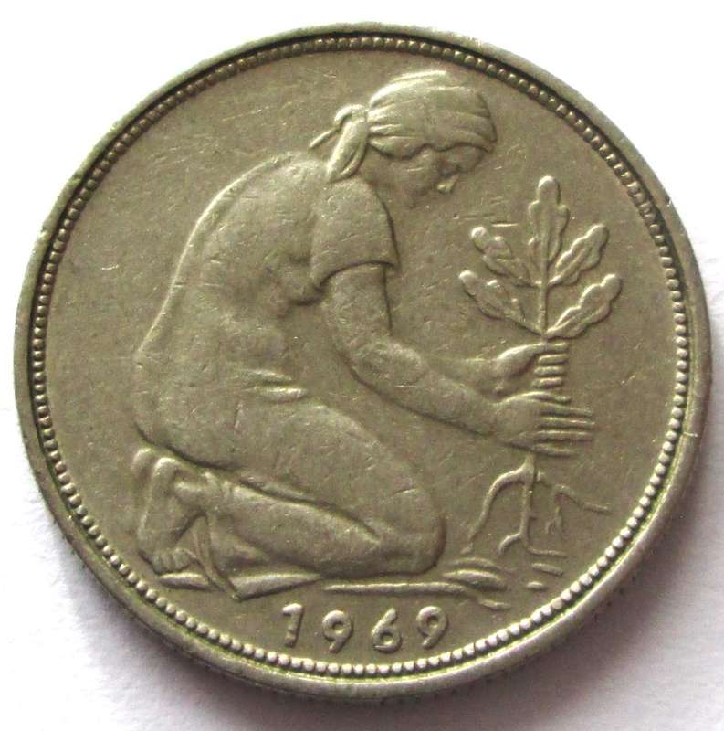 1969 Germany 50 Pfennigs