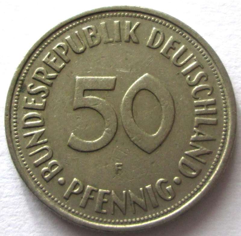 1969 Germany 50 Pfennigs