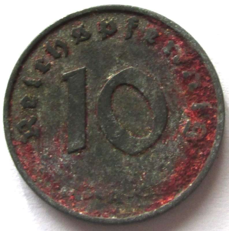 1943 Deutsches Reich 10 Reichspfennig
