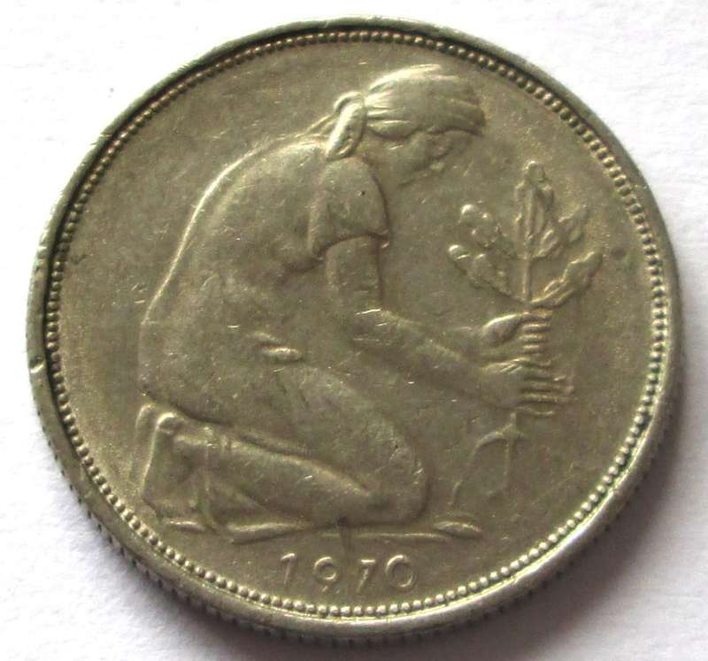 1970 Germany 50 Pfennigs