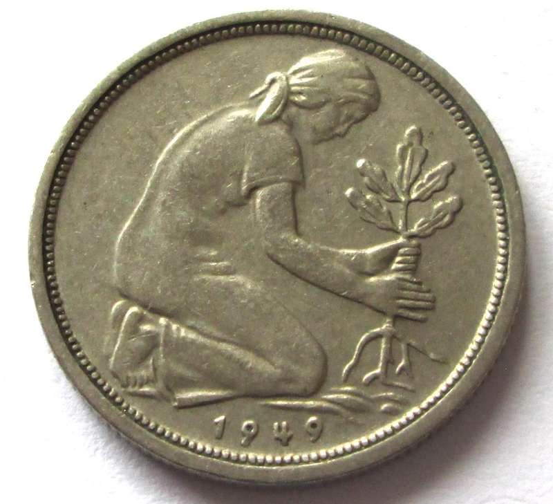 1949 Germany 50 Pfennigs