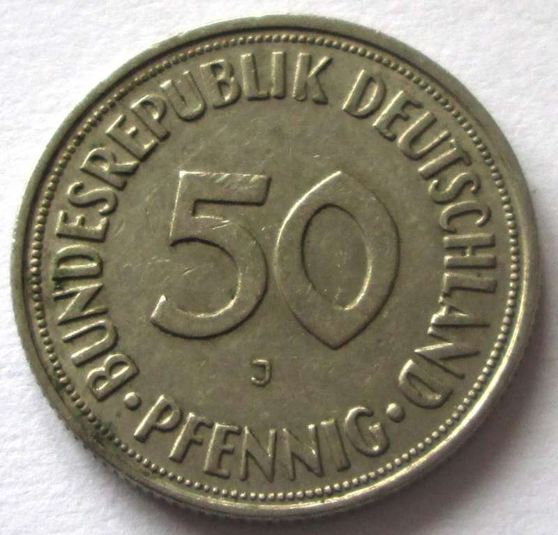 1950 Germany 50 Pfennigs