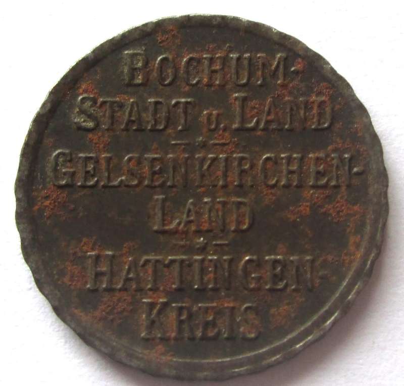 1918 German Notgeld Kriegsgeld 10 Pfennigs