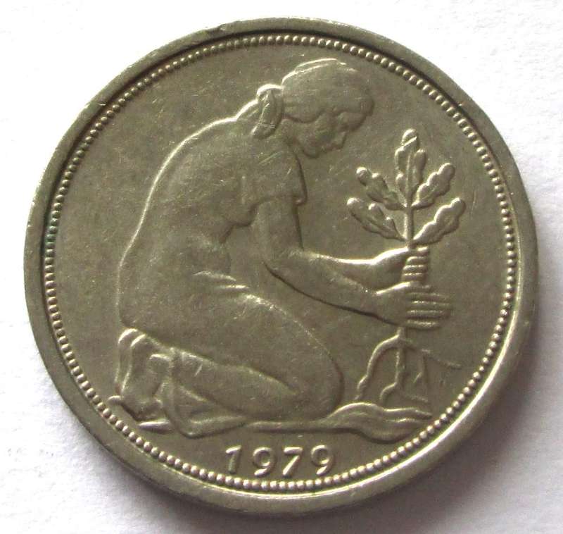 1979 Germany 50 Pfennigs