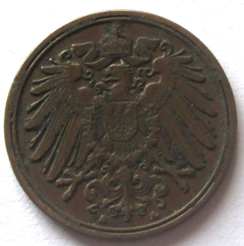 1896 Deutsches Reich 1 Pfennig