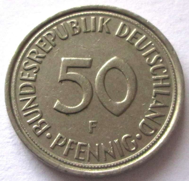 1984 Germany 50 Pfennigs