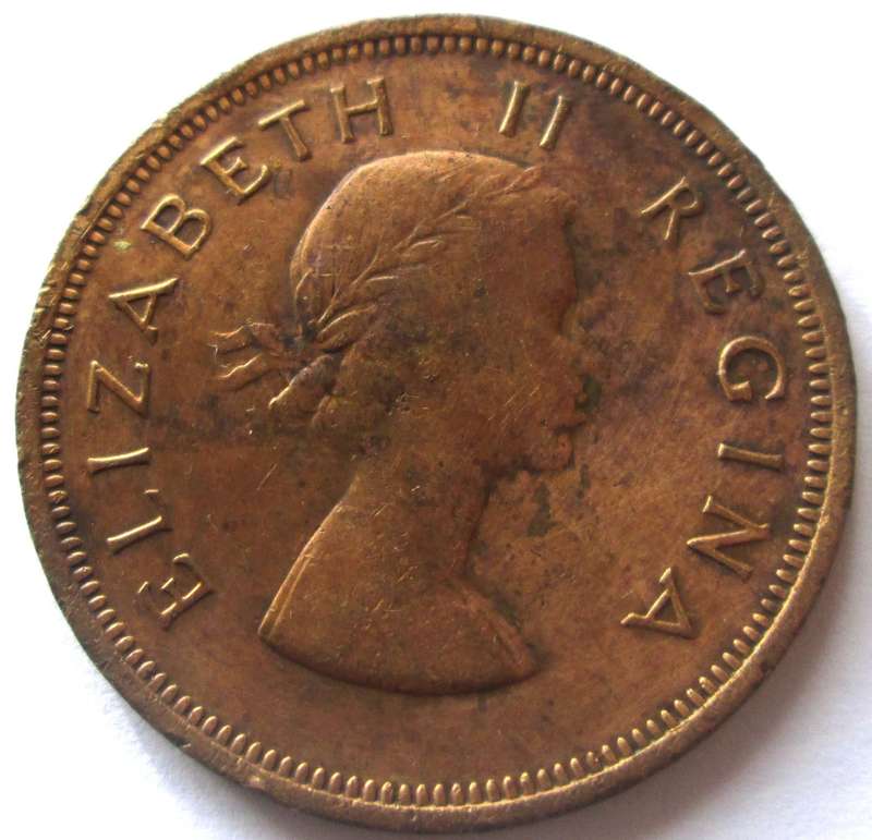 1958 Union of South Africa 1 Penny