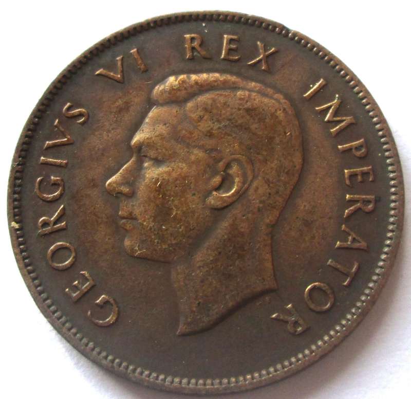1937 Union of South Africa 1 Penny
