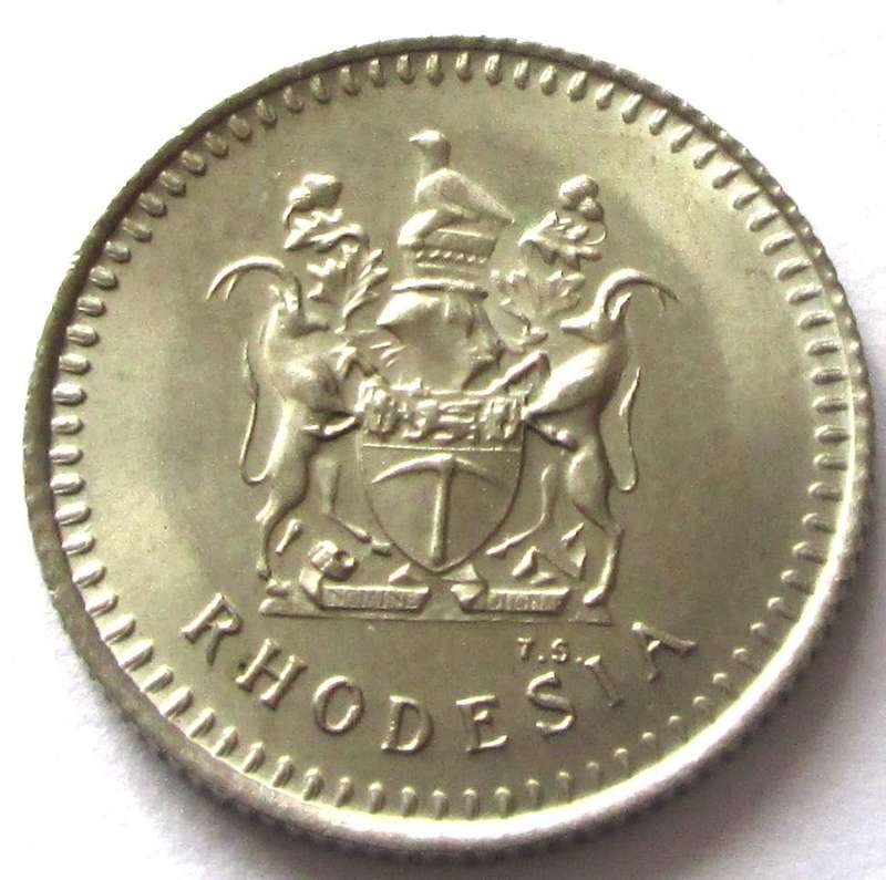 1977 Rhodesia 5 Cents