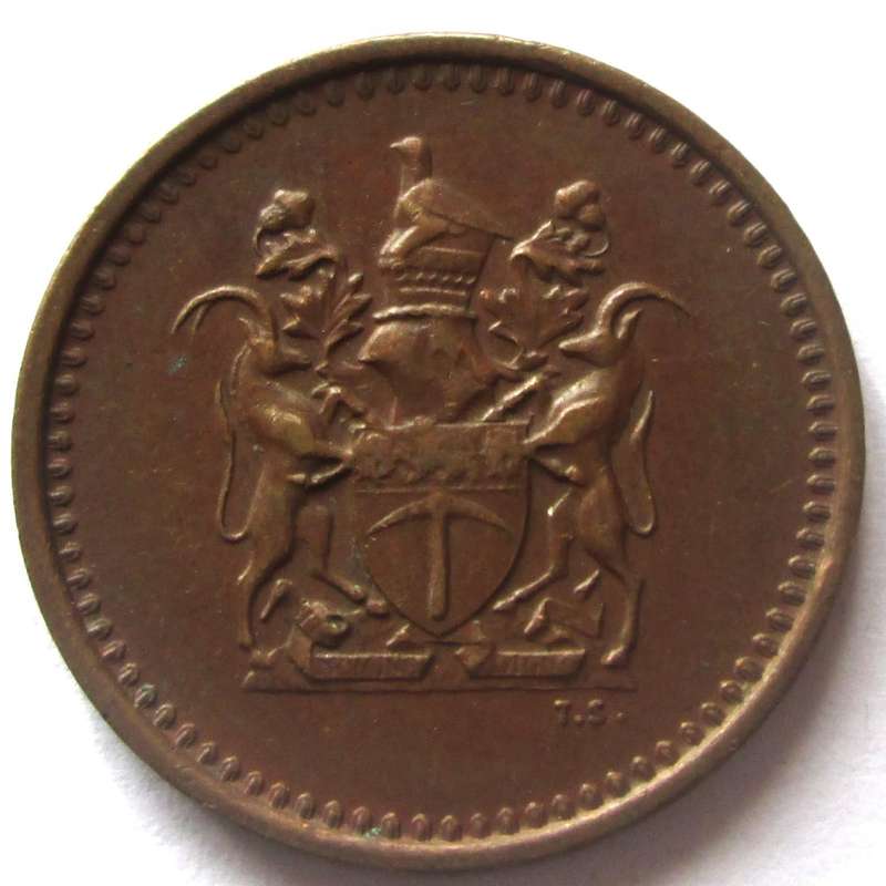 1972 Rhodesia 1 Cent