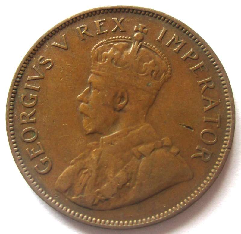 1936 Union of South Africa 1 Penny