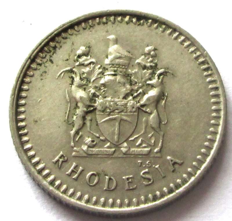 1975 Rhodesia 5 Cents