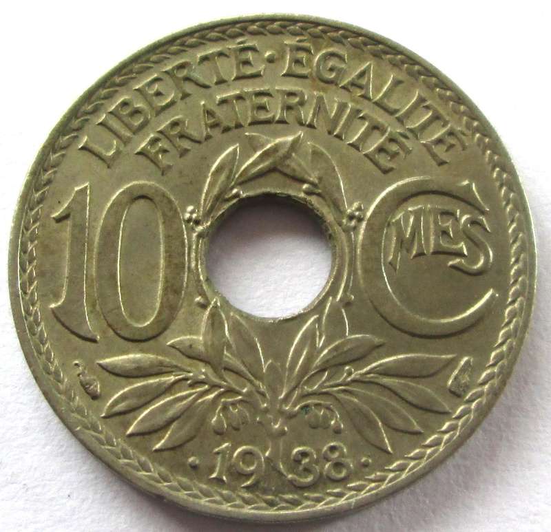 1938 France 10 Centimes
