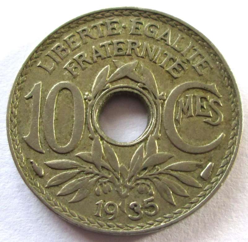 1935 France 10 Centimes