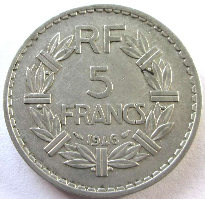 1946 France 5 Francs
