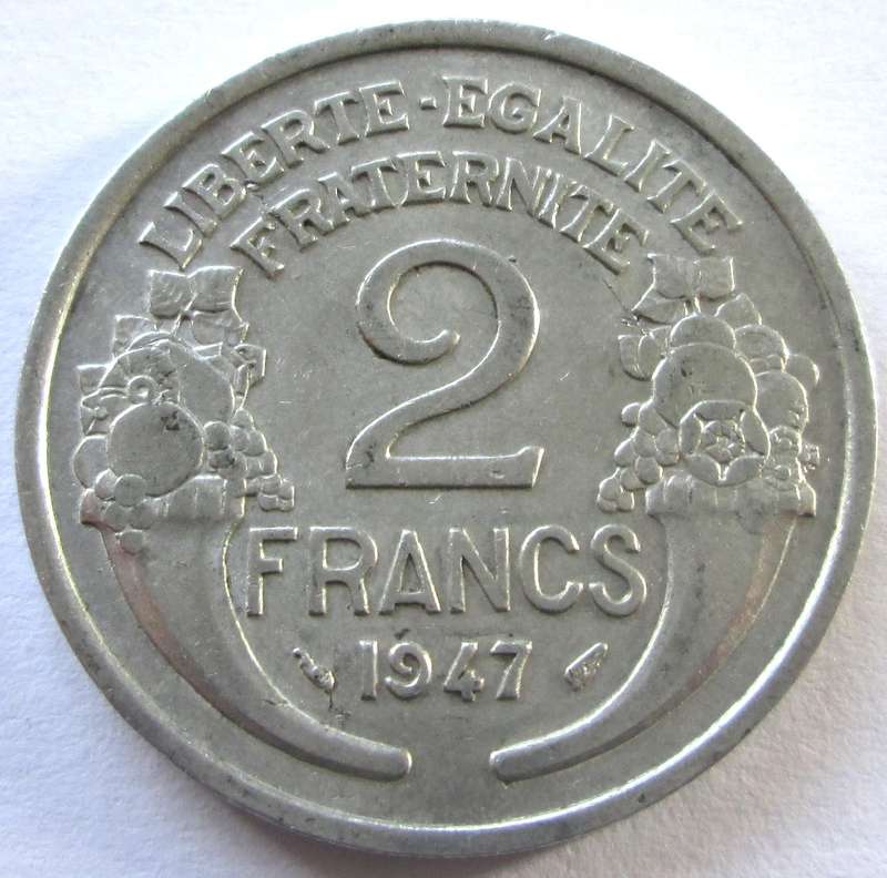 1947 France 2 Francs