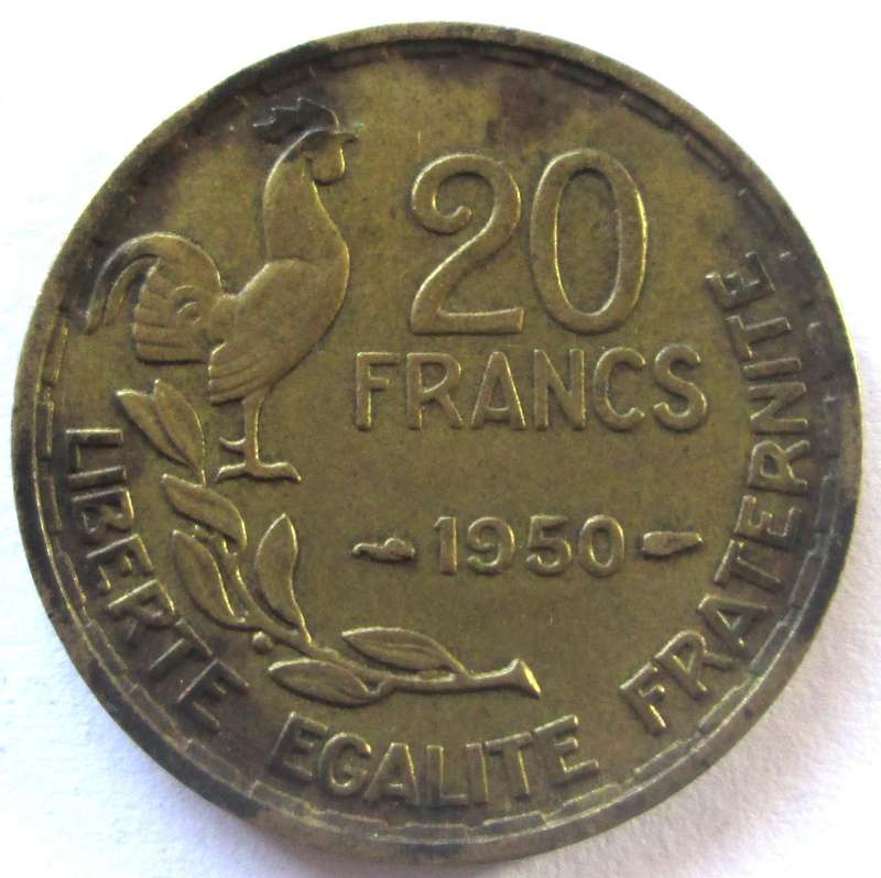 1950 France 20 Francs