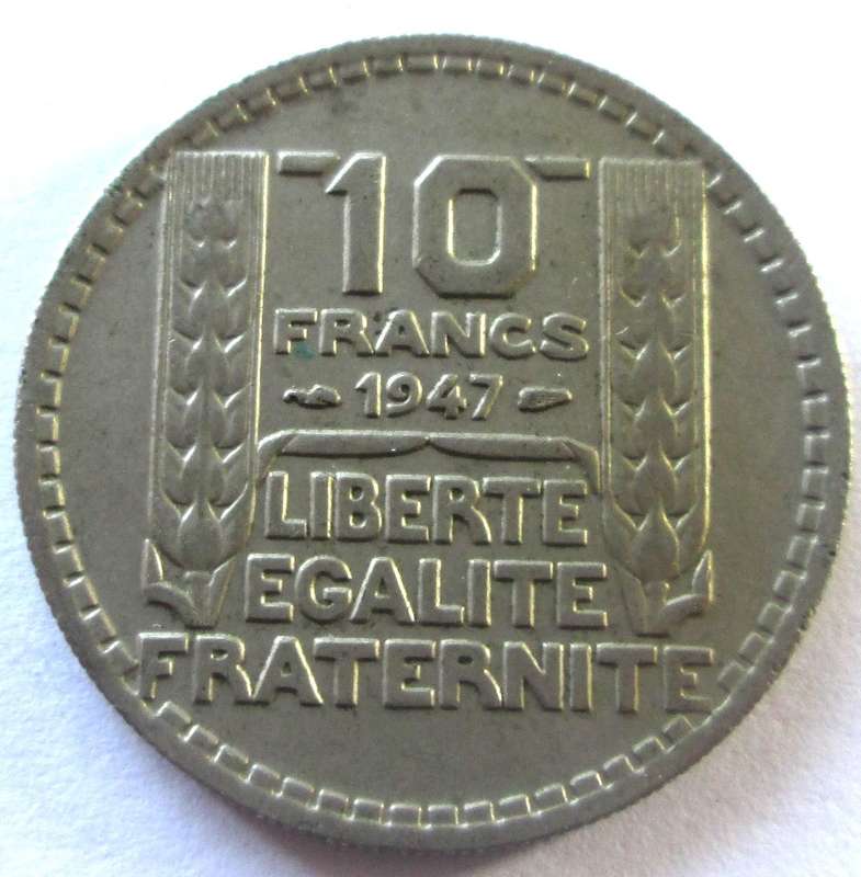 1947 France 10 Francs