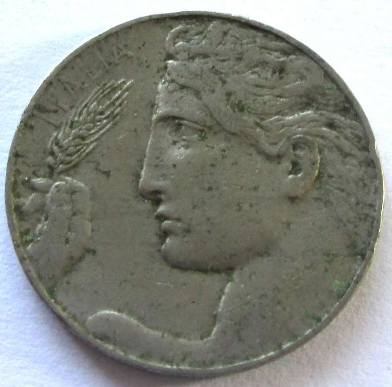 1921 Italy 20 Centesimi