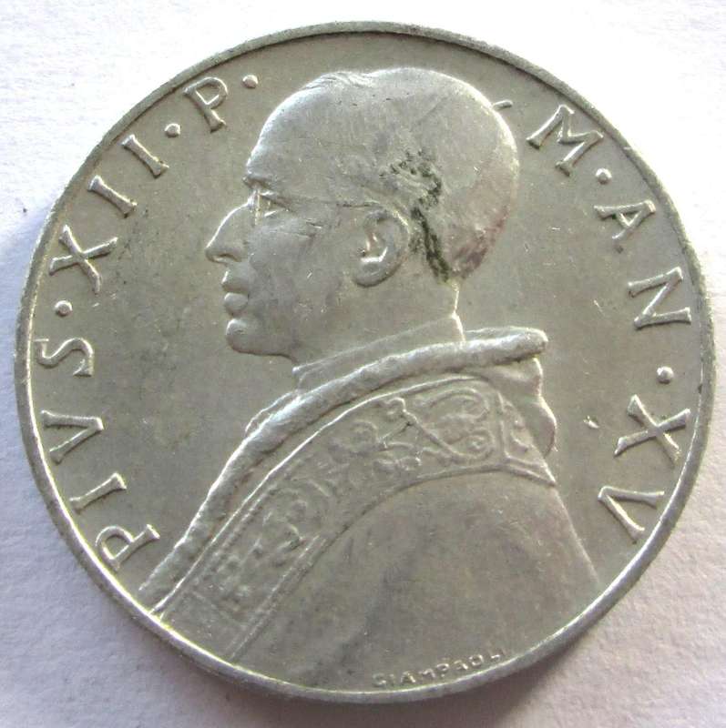 1953 Vatican City 10 Lire