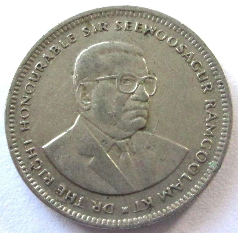 1990 Mauritius Half Rupee