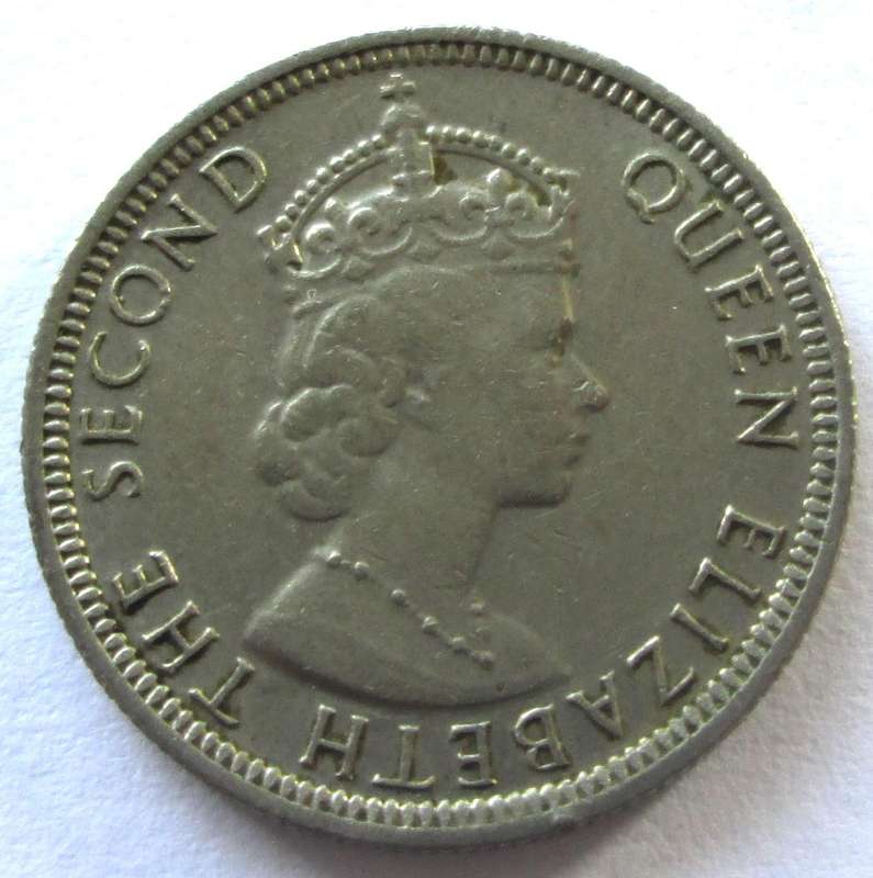 1975 Mauritius Quarter Rupee