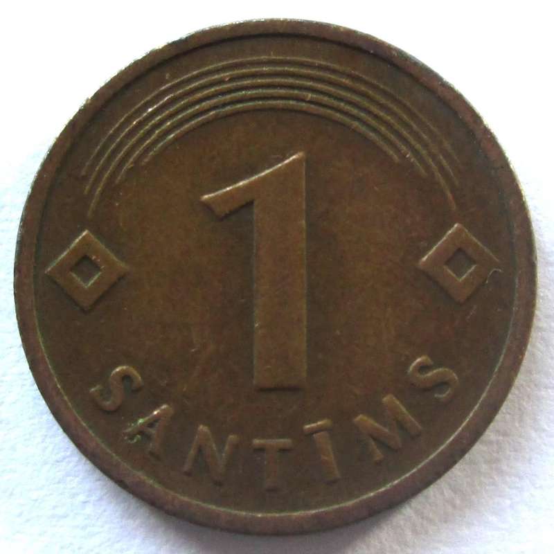 1992 Latvia 1 Santims