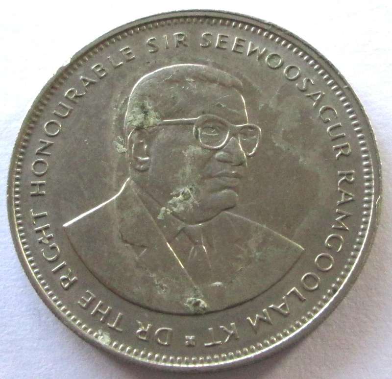 1991 Mauritius 5 Rupees