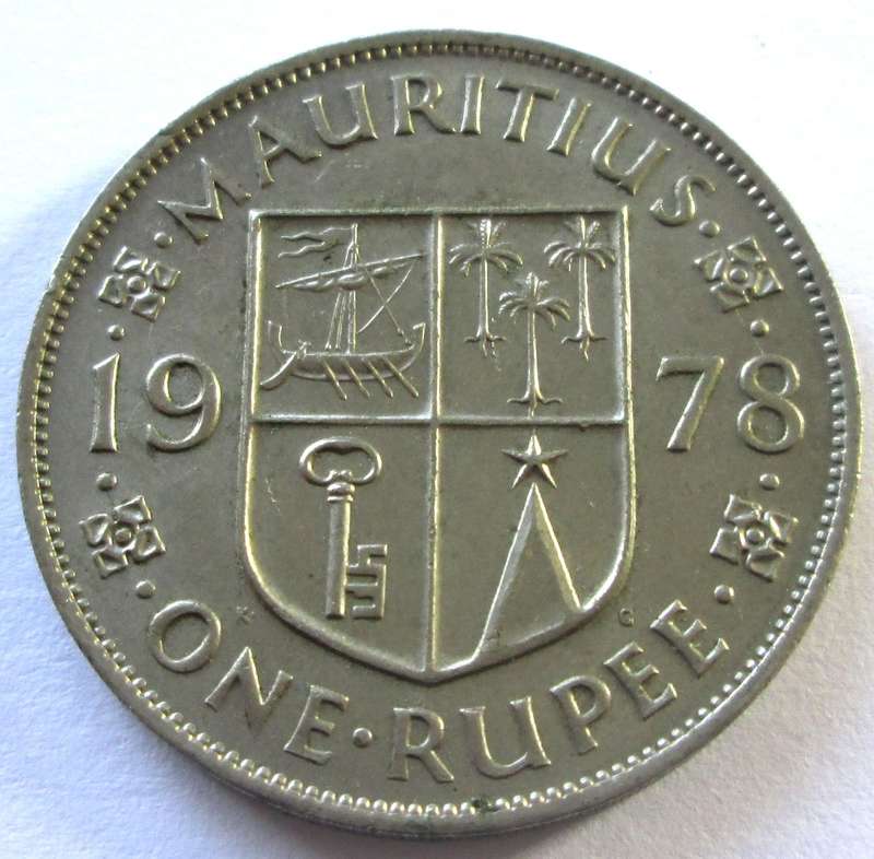 1978 Mauritius 1 Rupee