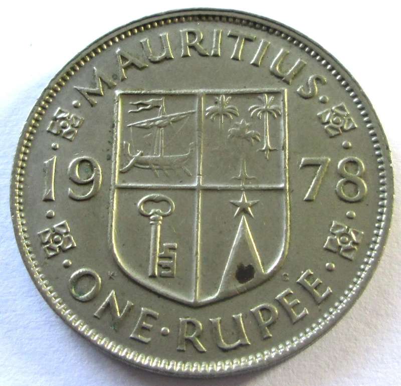 1978 Mauritius 1 Rupee