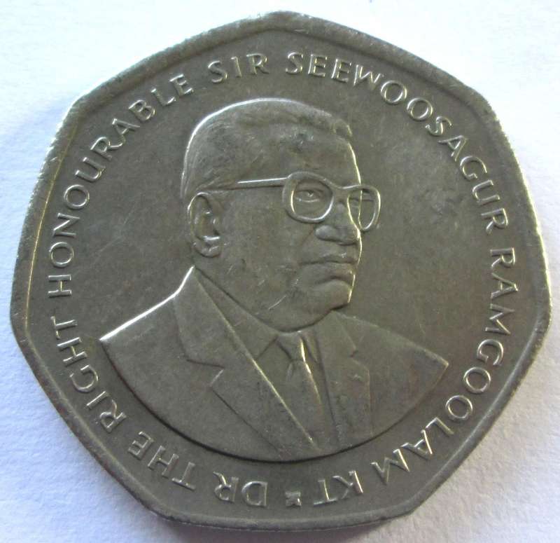 2000 Mauritius 10 Rupees
