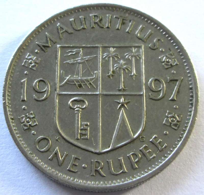 1997 Mauritius 1 Rupee