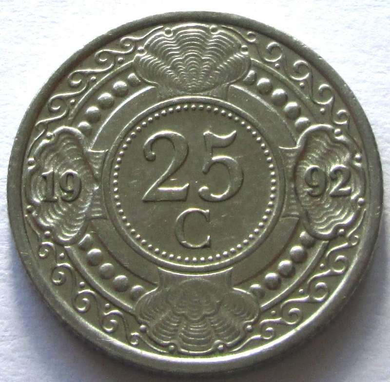 1992 Nederlandse Antilles 25 Cents