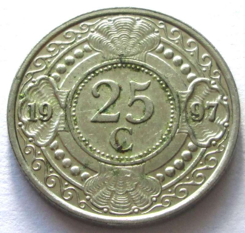 1997 Nederlandse Antilles 25 Cents