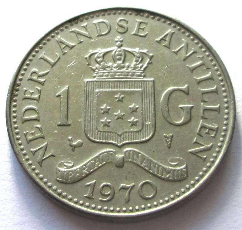 1970 Nederlandse Antilles 1 Gulden