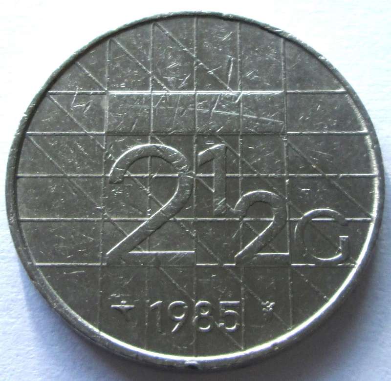 1985 Nederland 2 Half Gulden