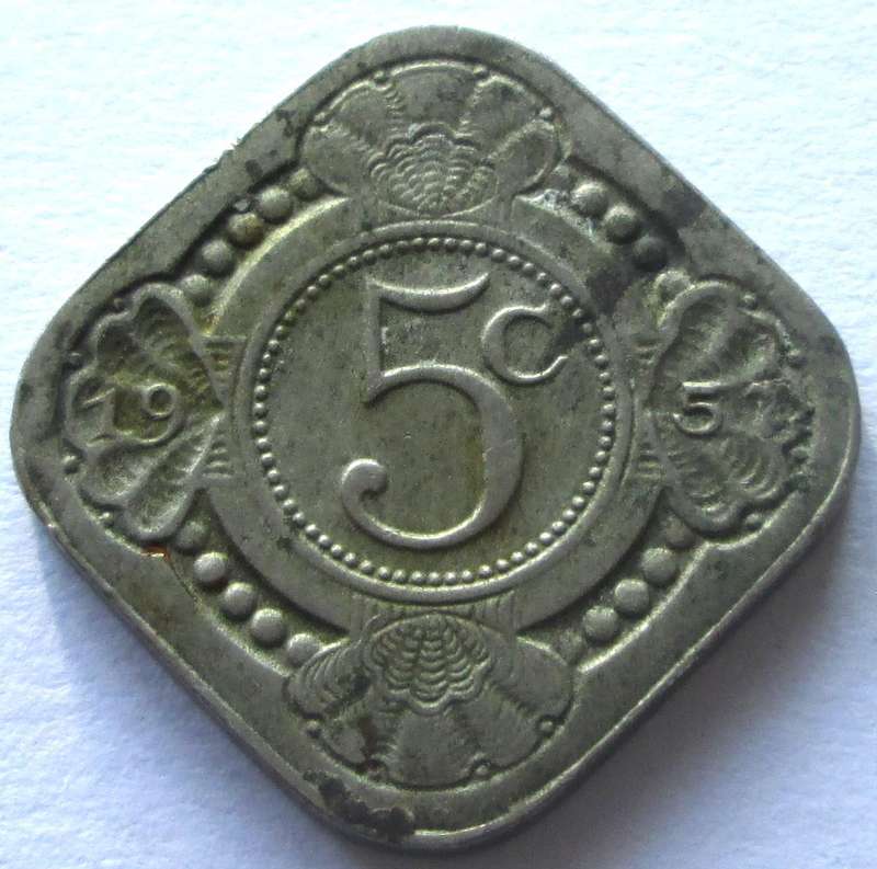 1957 Nederlands Antilles 5 Cents