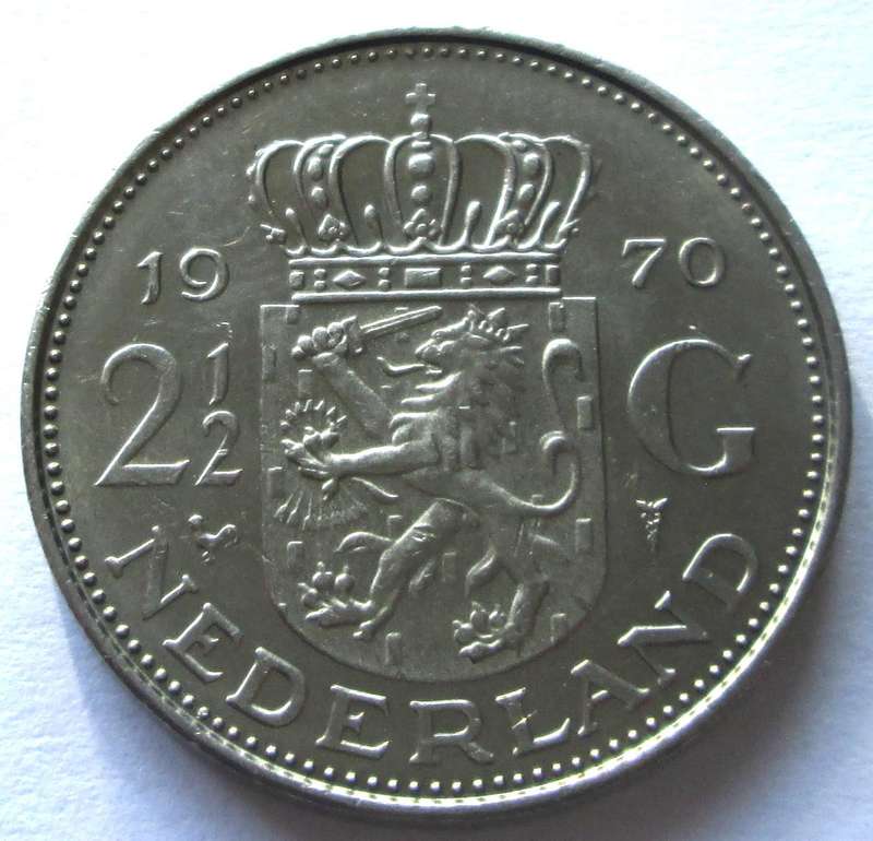 1970 Nederland 2 Half Gulden