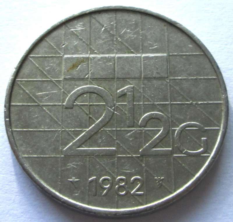 1982 Nederland 2 Half Gulden