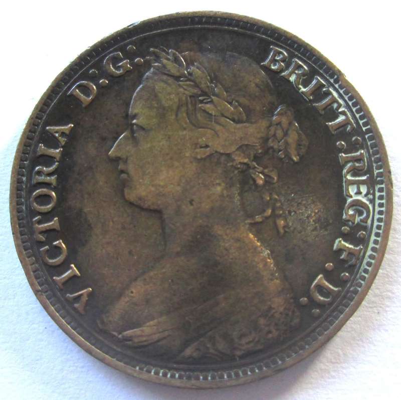 1880 Great Britain Half Penny