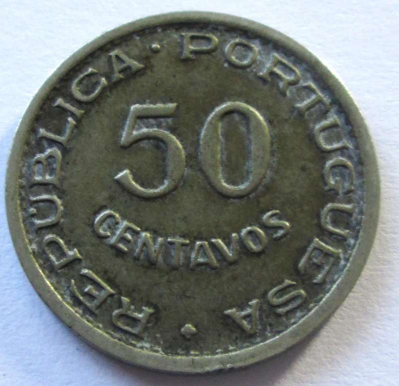 1951 Mozambique 50 Centavos