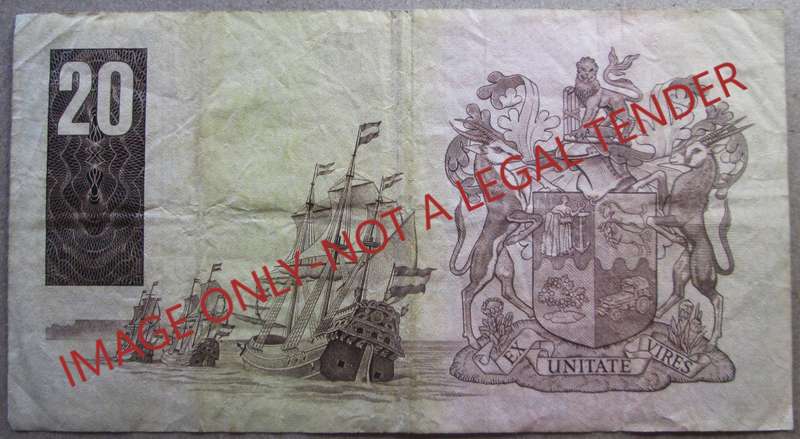 Twenty Rand South Africa Serial Nr D1 71 163264